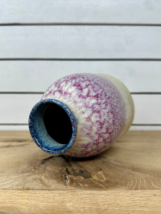 Small Vase - Strawberry Shortcake with Black Liner image 1