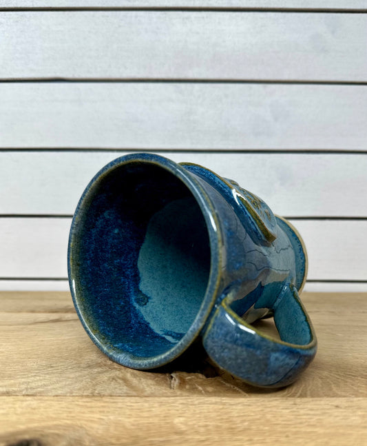 Ceramic Mug with Trout Logo - Red Sea image 1