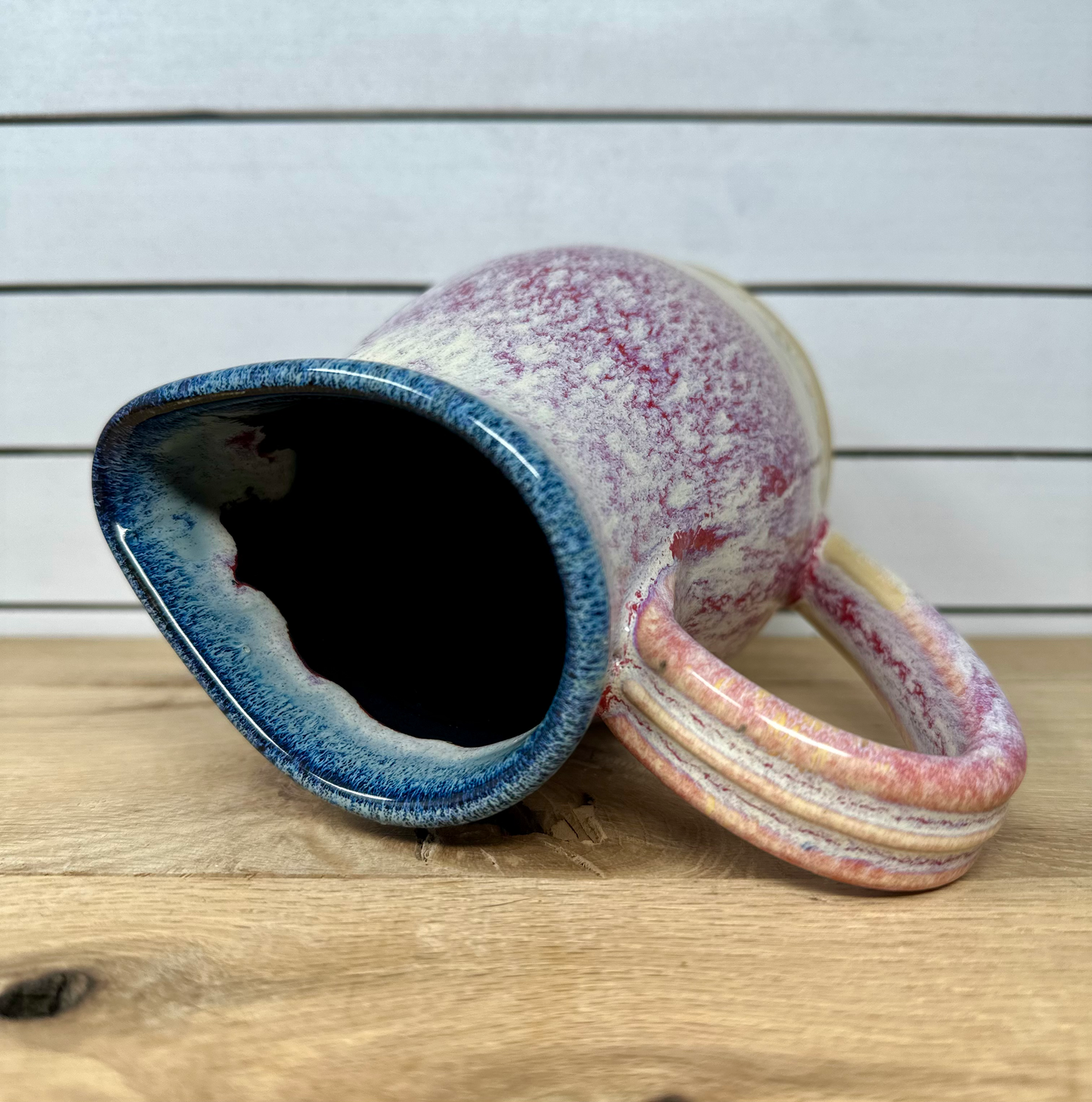 Medium Pitcher - Strawberry Shortcake with Black Liner image 1