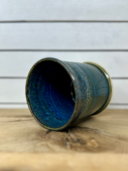 Small Planter (No Drainage) Cobalt Skies image 1