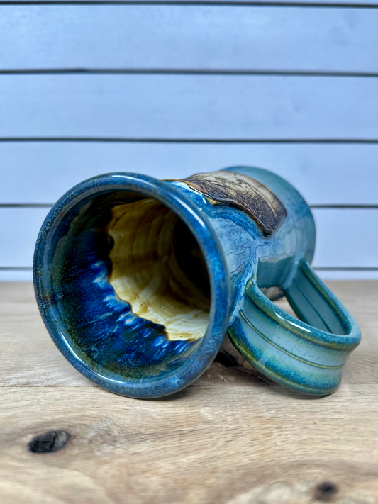 Ceramic Mug with Raccoon Logo image 1