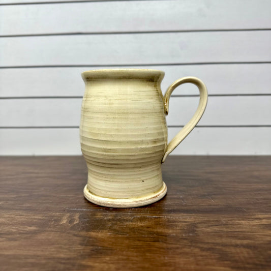 Ceramic High Belly Mug - Oatmeal image 1