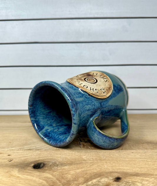 Ceramic Mug with Shotgun Shell Logo - Red Sea image 1