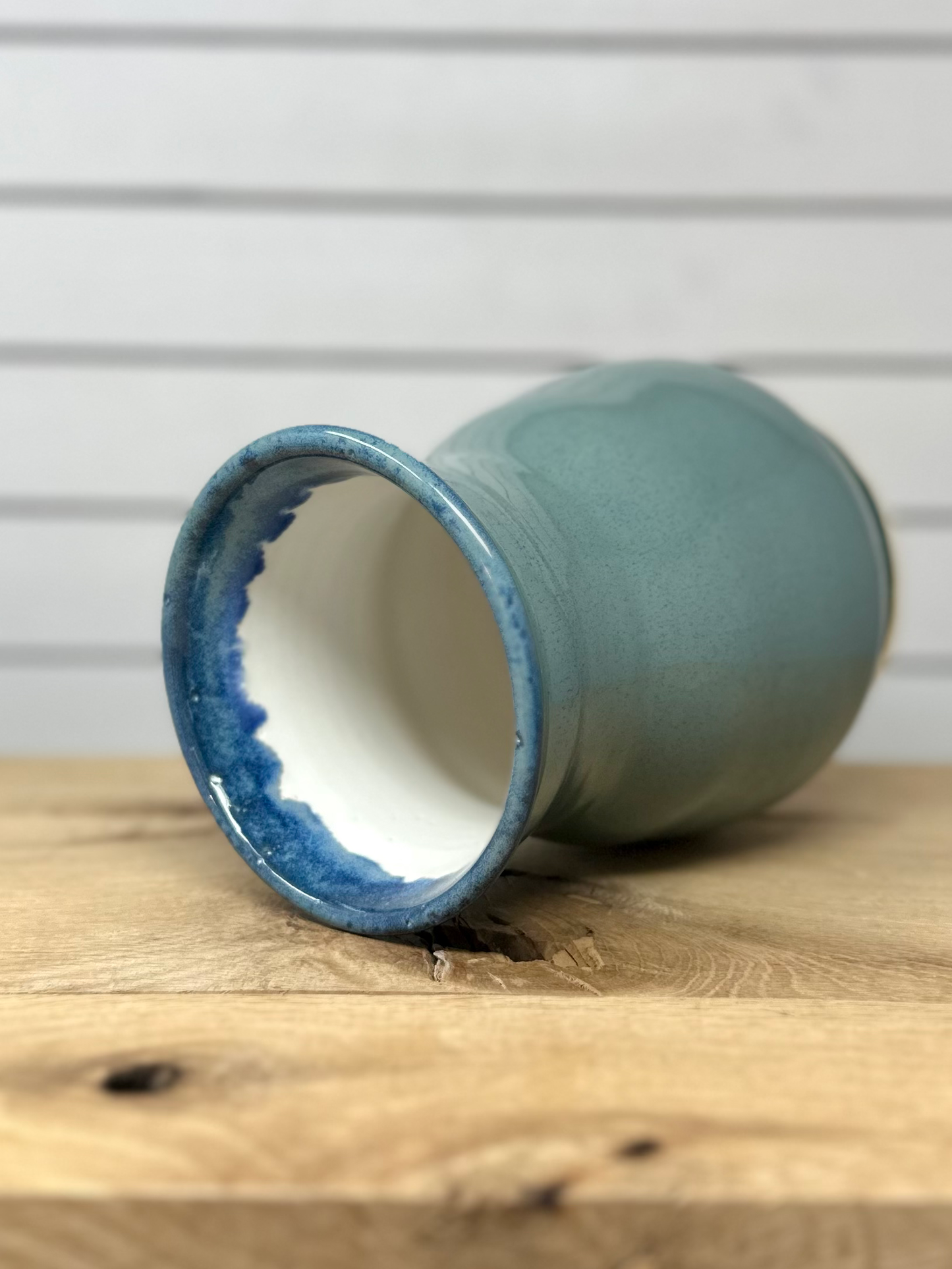 Medium Vase - Tidal Wave with White Liner image 1