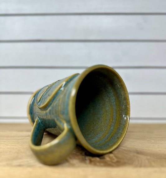 Ceramic Mug with Cardinal Logo - Sea Mist image 1