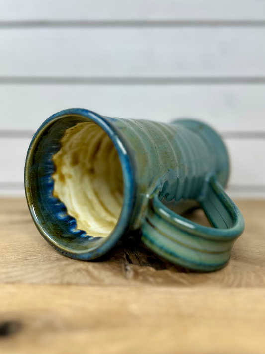 Ceramic Mug in Tidal Wave with Oxide Liner image 1