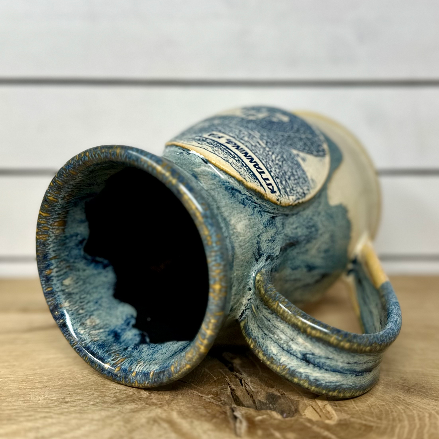 Kittanning Logo Mug in Blue Surf image 1