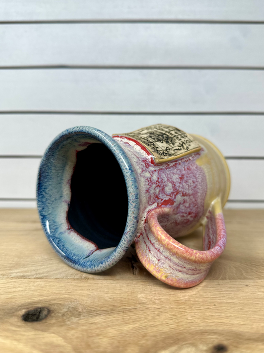 Ceramic Mug with Fresh Flowers Logo image 1