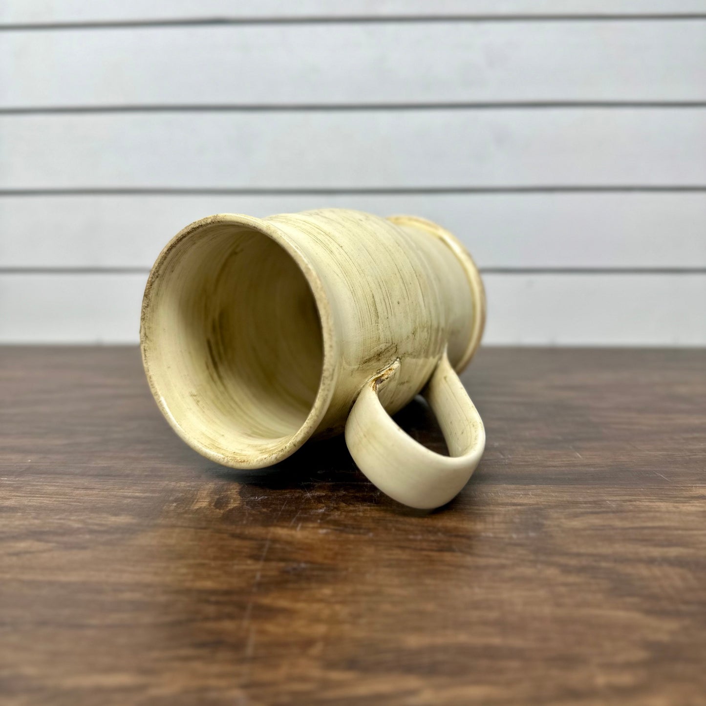 Ceramic High Belly Mug - Oatmeal image 2