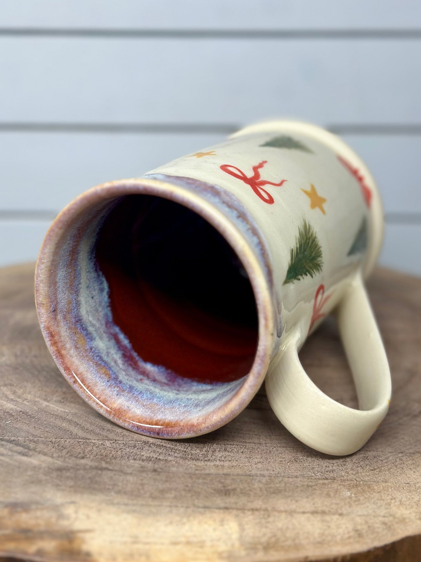 Hand Painted Holiday Doodles Mug