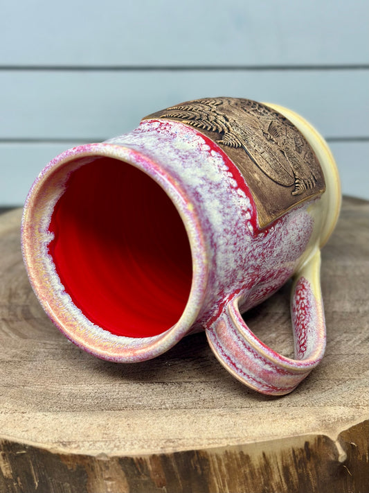 Mushroom Logo Mug in Strawberry Shortcake