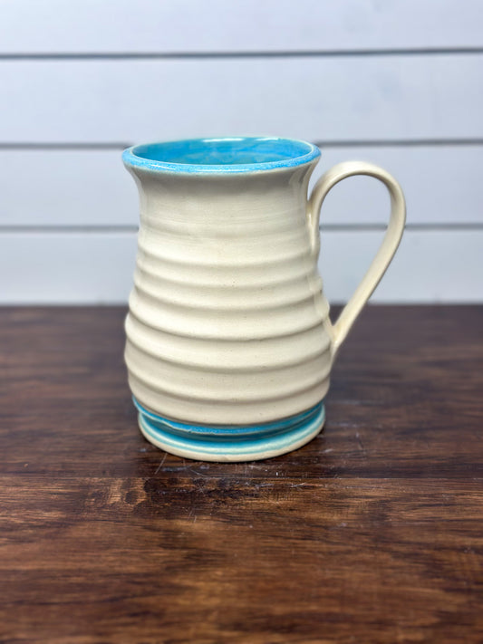 Hand Painted Christmas Truck Logo Mug