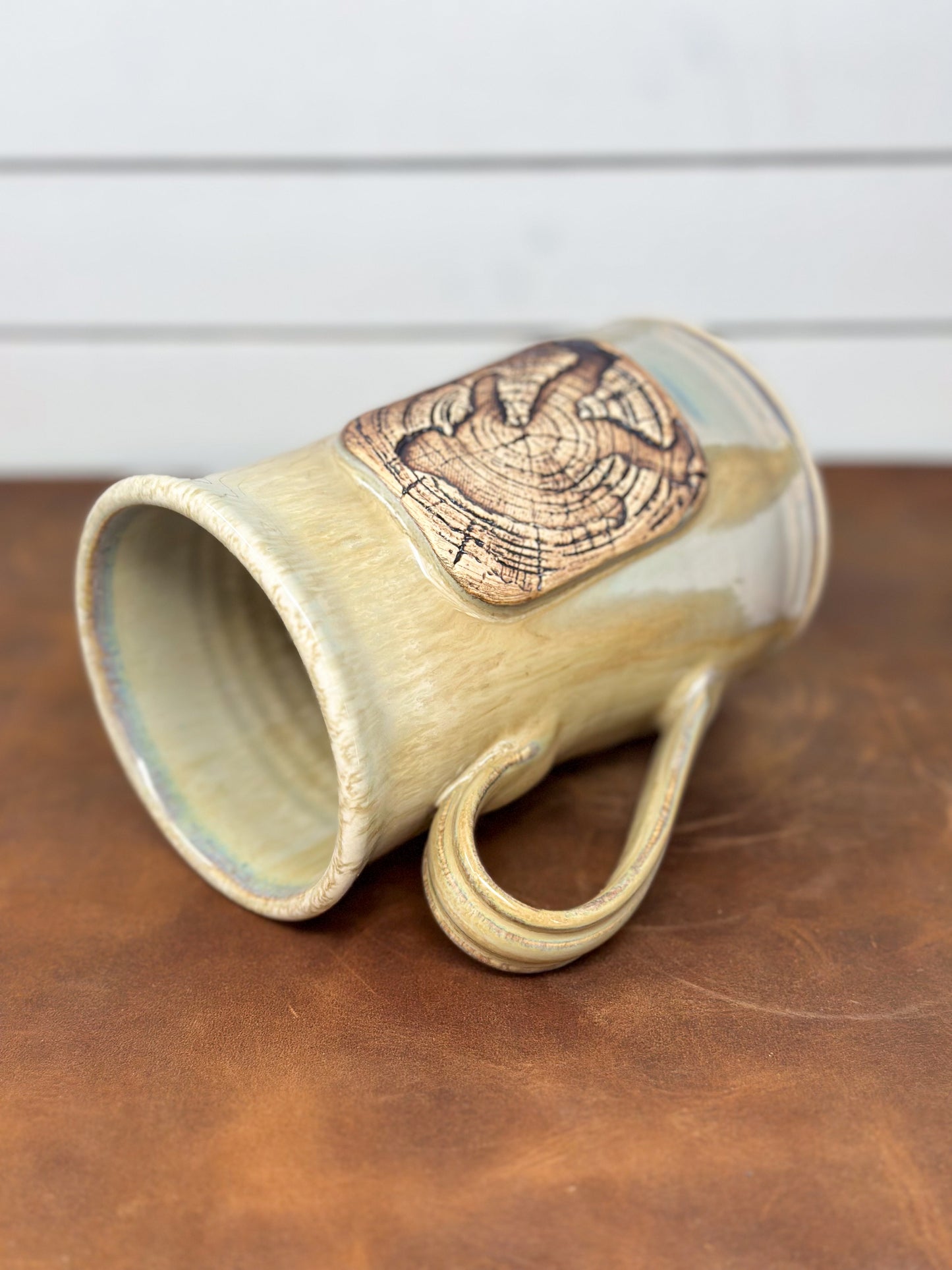 Bigfoot Tree Ring Mug – Wheat & Amber