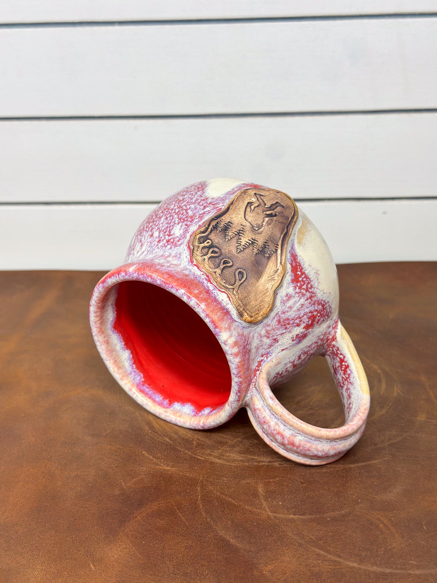 Strawberry Shortcake Bigfoot Footprint Medallion Mug