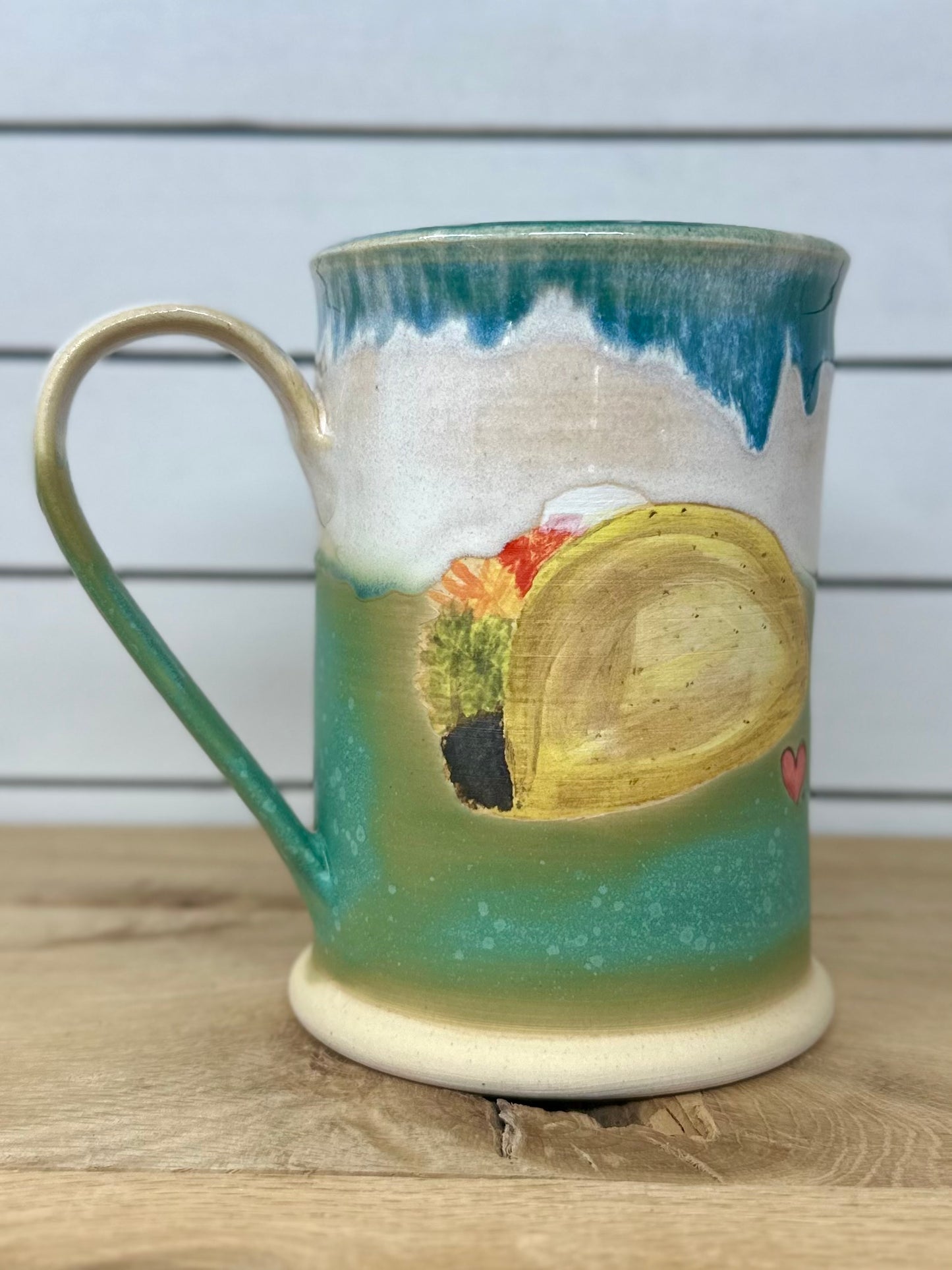 Hand Painted Taco Mug