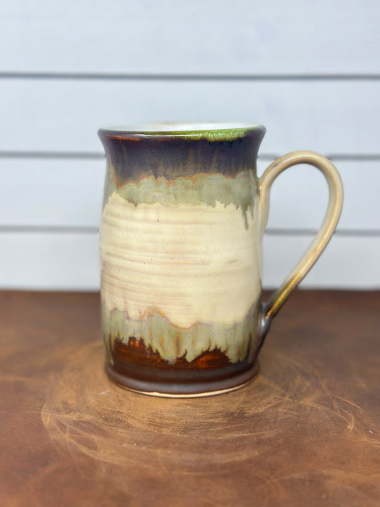 Black-Eyed Susan Carved Mug