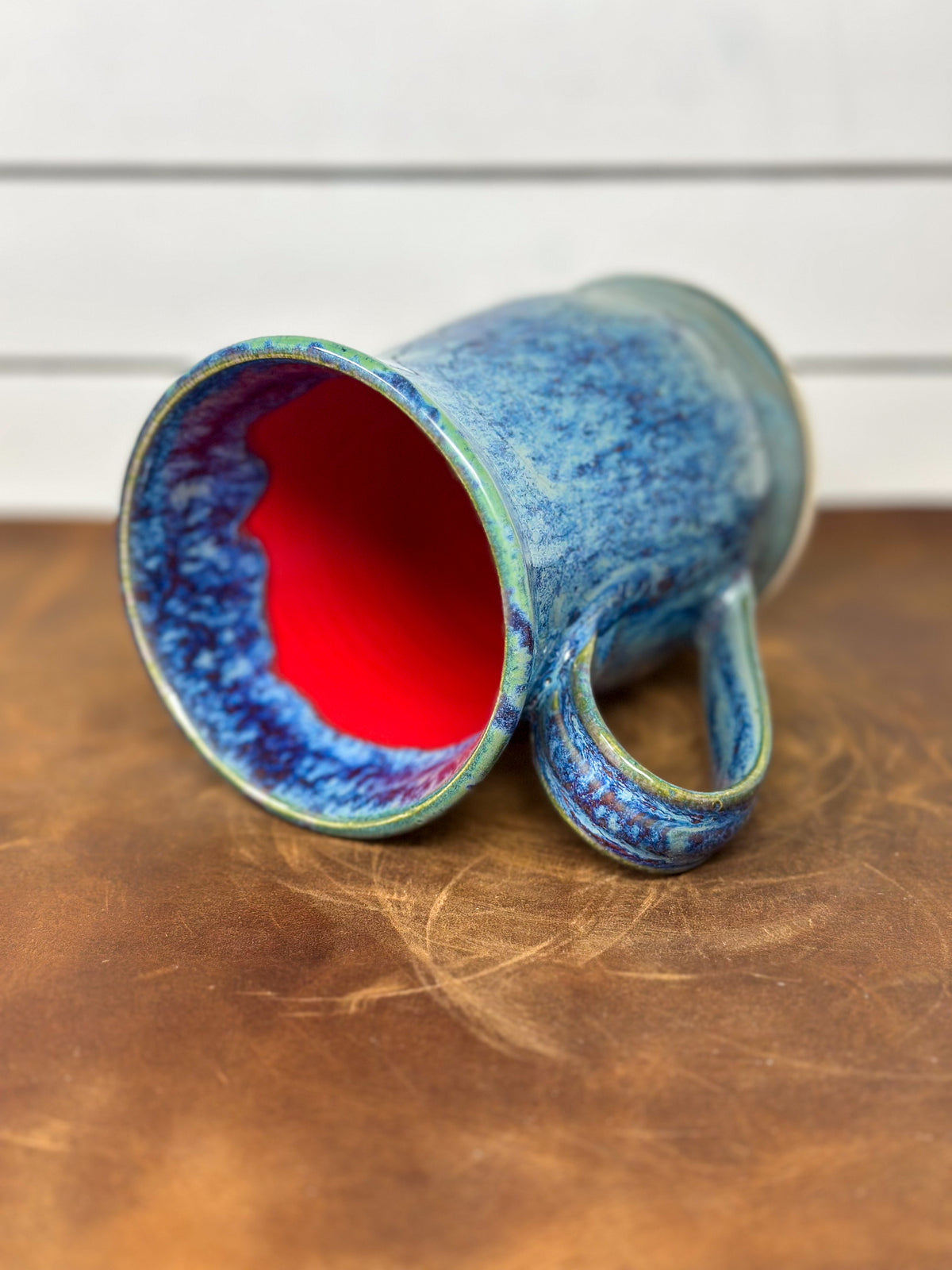 Red Sea Drip Stoneware Mug