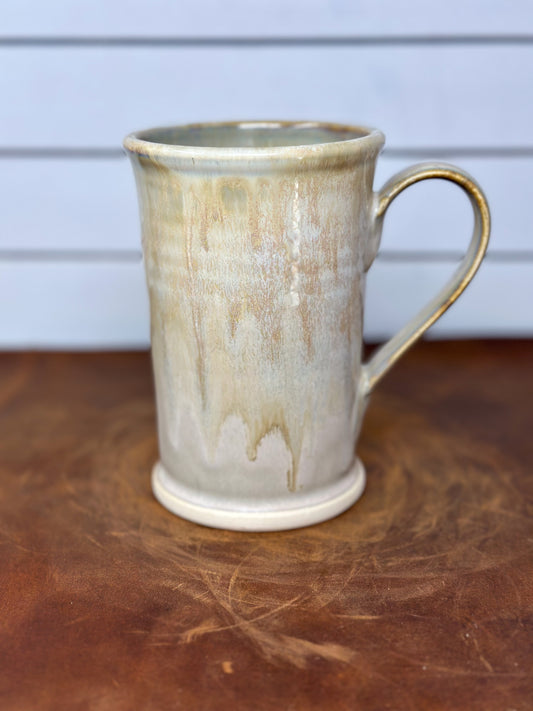 Cream Drip Glaze Mug