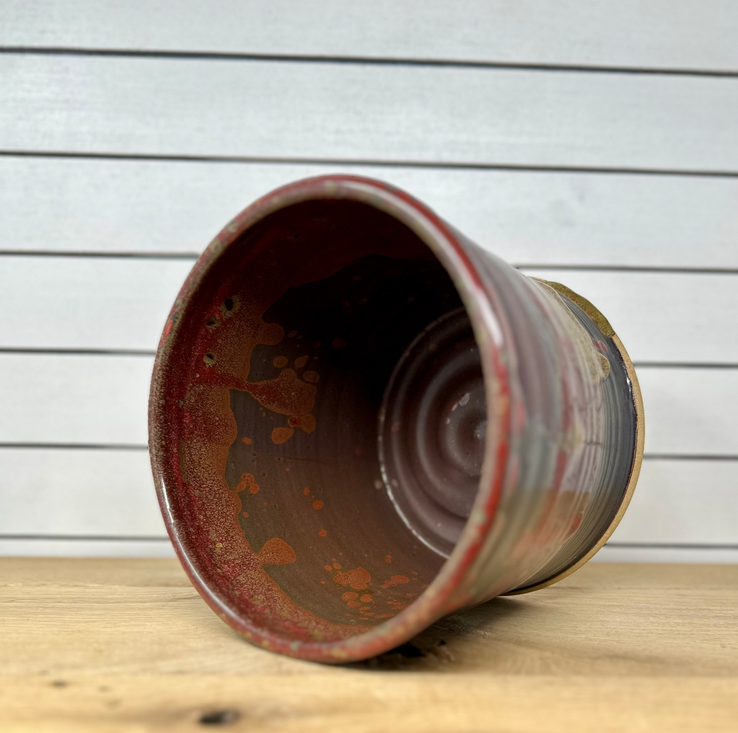 Large Utensil Crock - Lava image 1