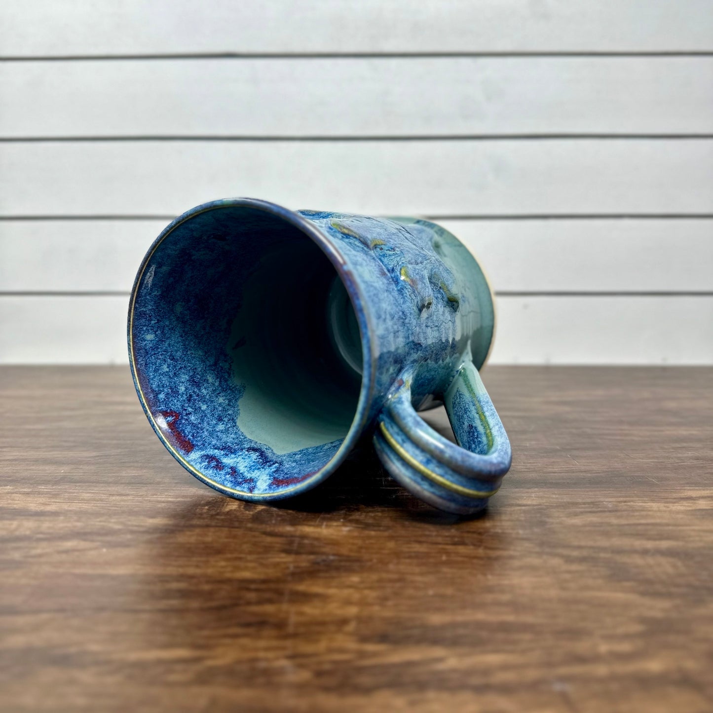 Ceramic Mug with Snowflake Logo image 2