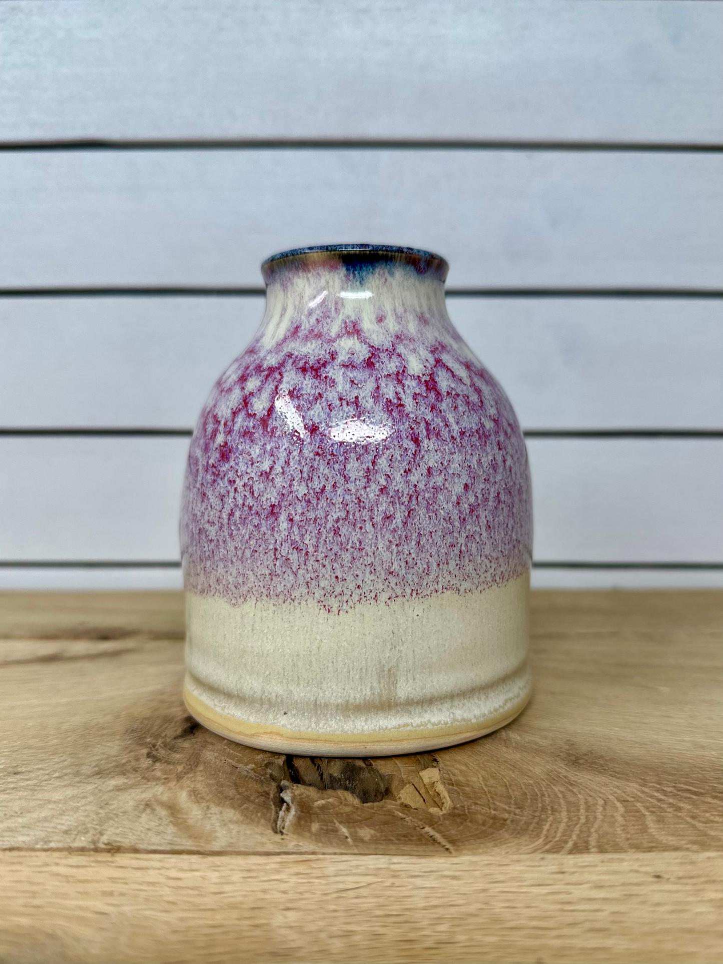 Small Vase - Strawberry Shortcake with Black Liner image 0