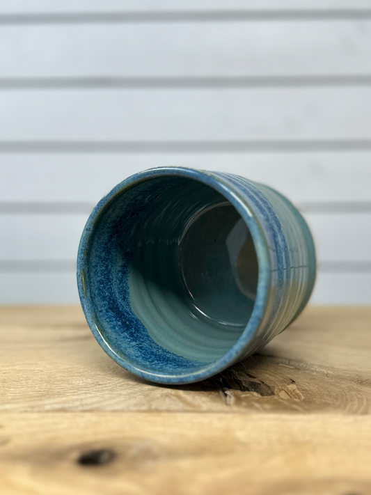 Small Planter (No Drainage) Tidal Wave Glaze image 1