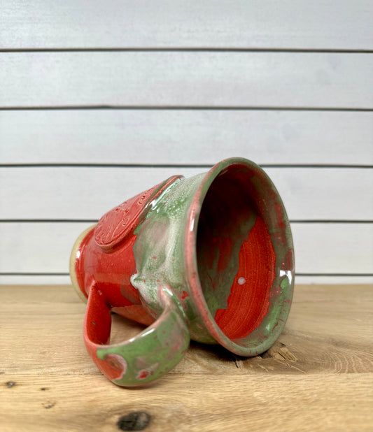 Ceramic Mug with Adventure Awaits Logo image 1