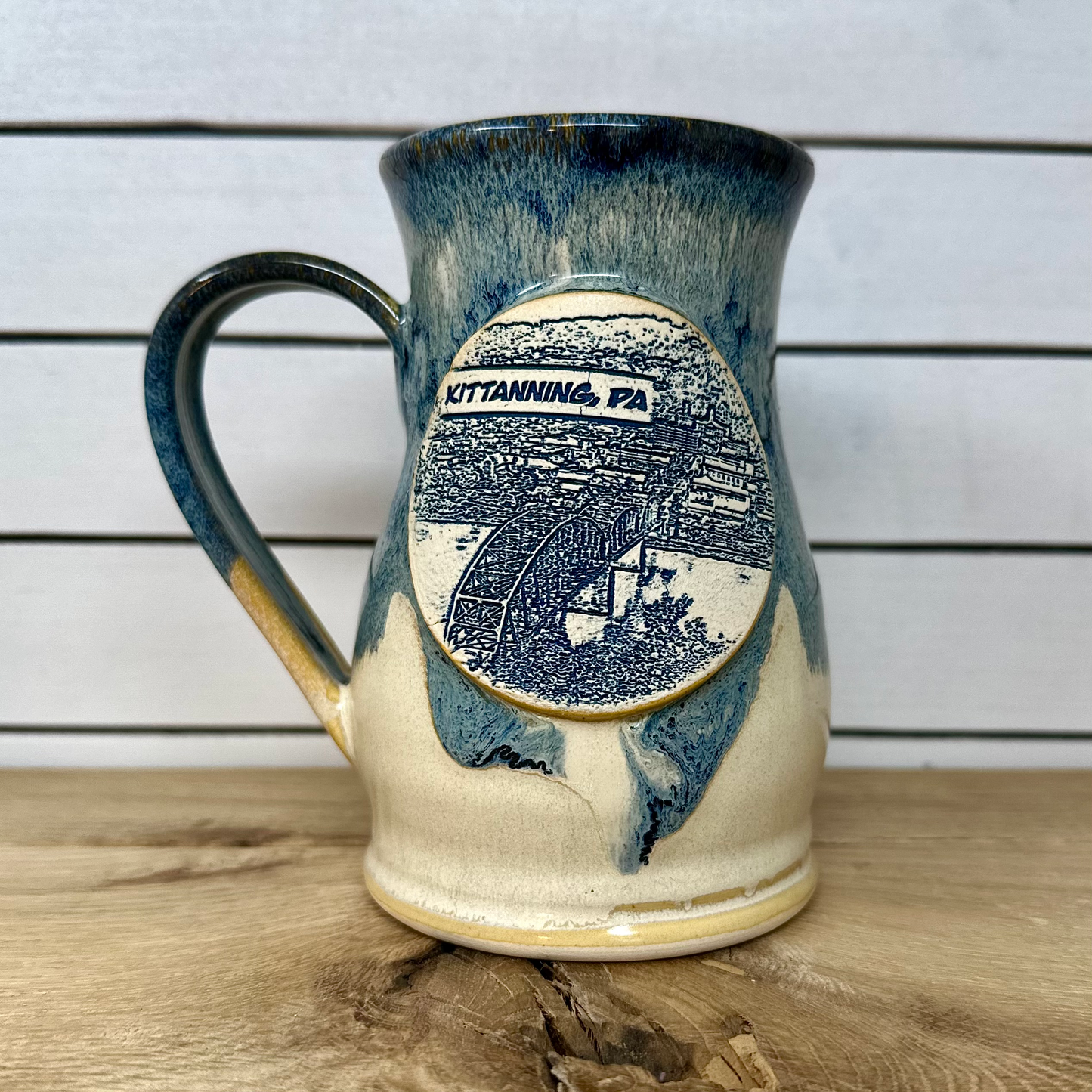 Kittanning Logo Mug in Blue Surf image 0