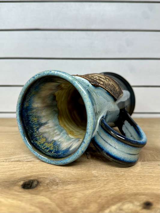 Ceramic Mug with Raccoon Logo image 1