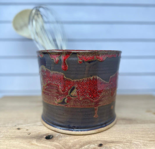 Large Utensil Crock - Lava image 0