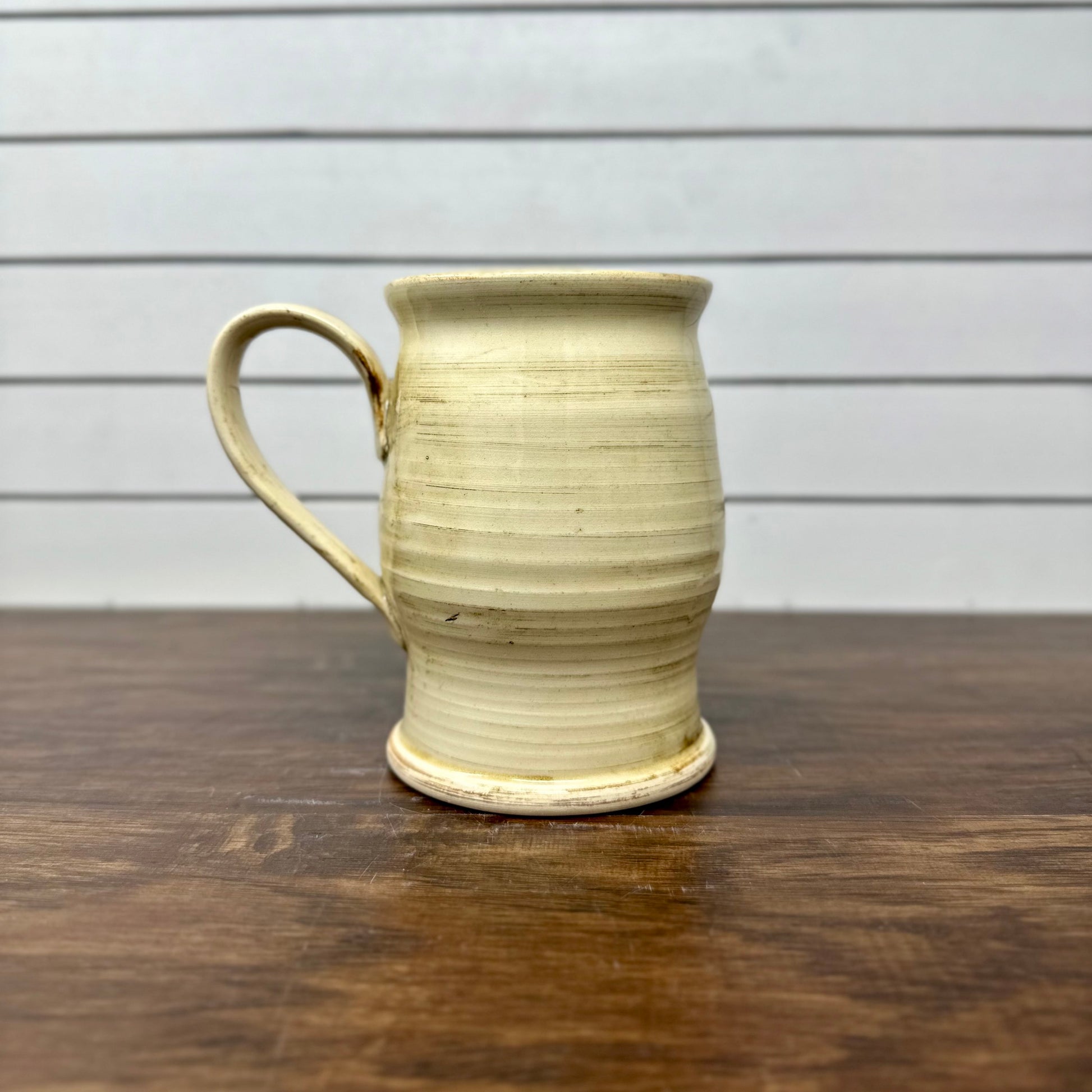 Ceramic High Belly Mug - Oatmeal image 0