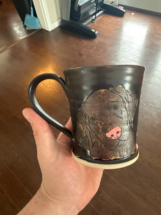 Hand Painted Chocolate Lab image 0