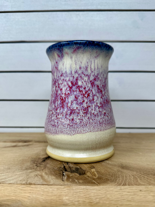 Medium Vase - Strawberry Shortcake with Black Liner image 0
