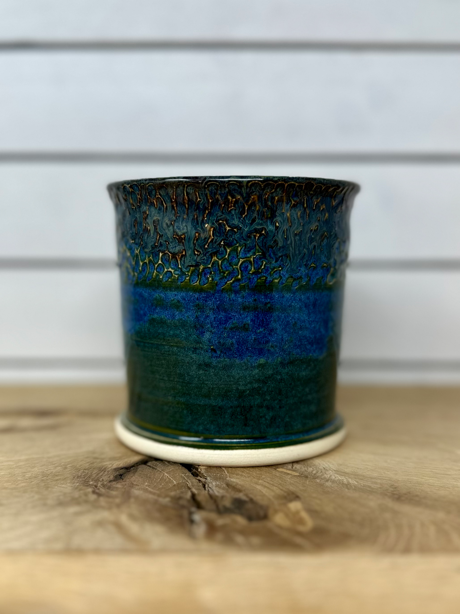 Small Planter (No Drainage) Cobalt Skies image 0