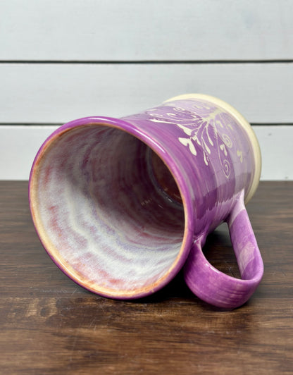 Purple Tree of Hearts Mug