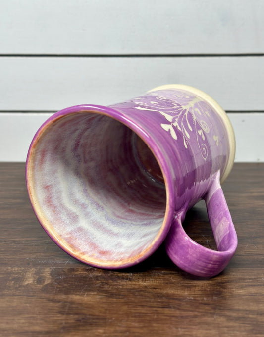 Purple Tree of Hearts Mug