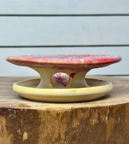 Pedestal Soap Dish with Drainage