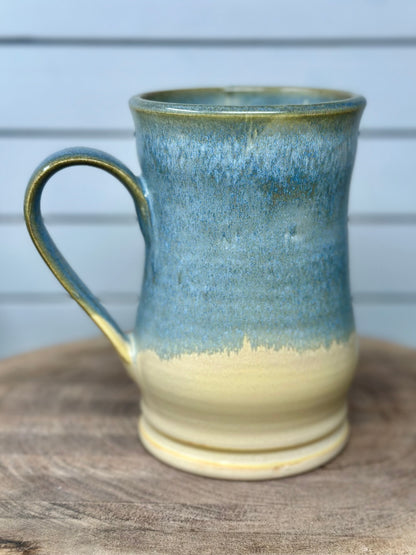 Ceramic Mug in Stormy Blue Surf