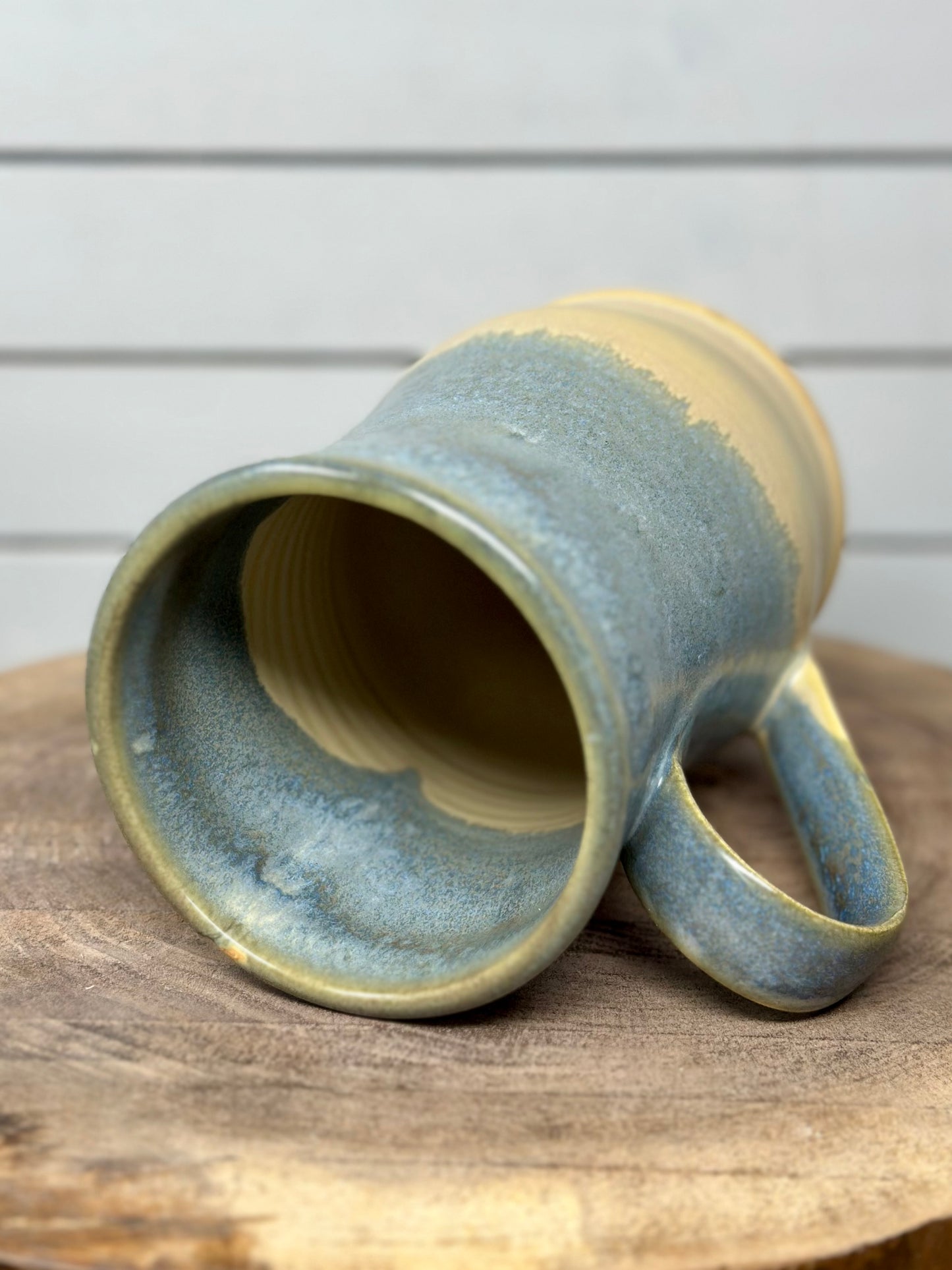Ceramic Mug in Stormy Blue Surf