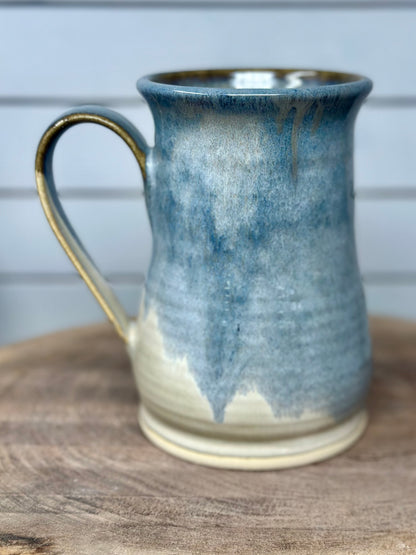 Ceramic Mug in Stormy Blue Surf