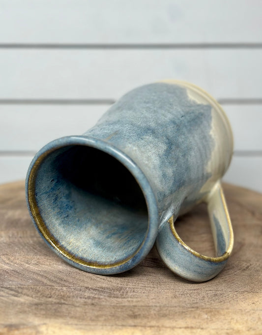 Ceramic Mug in Stormy Blue Surf