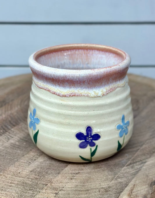 Floral Succulent Vessel