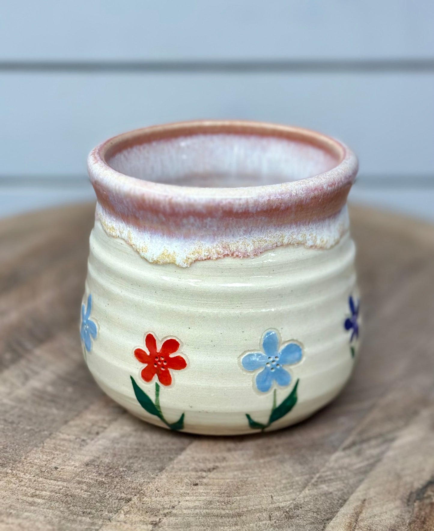 Floral Succulent Vessel