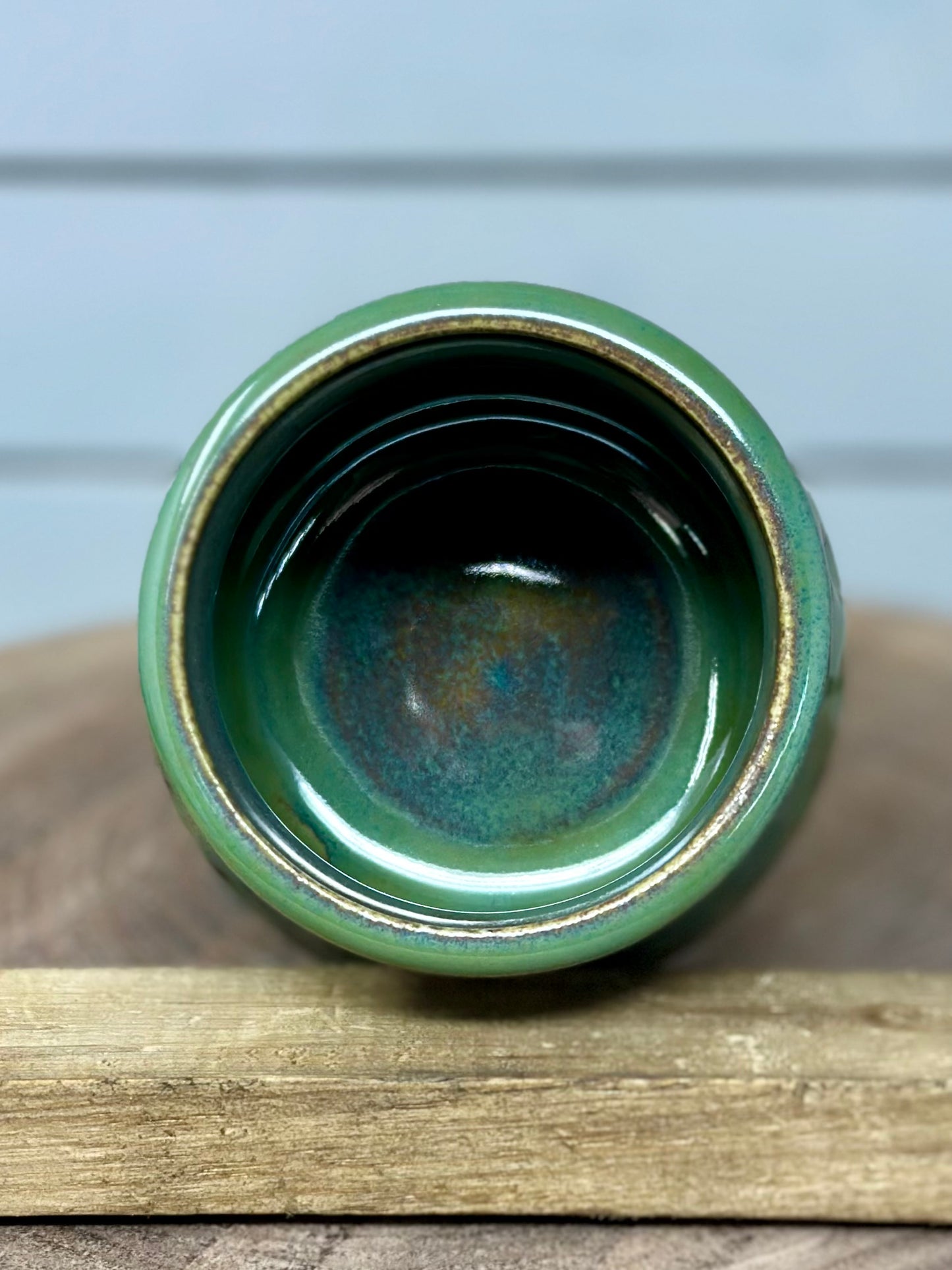 Carved Succulent Vessel