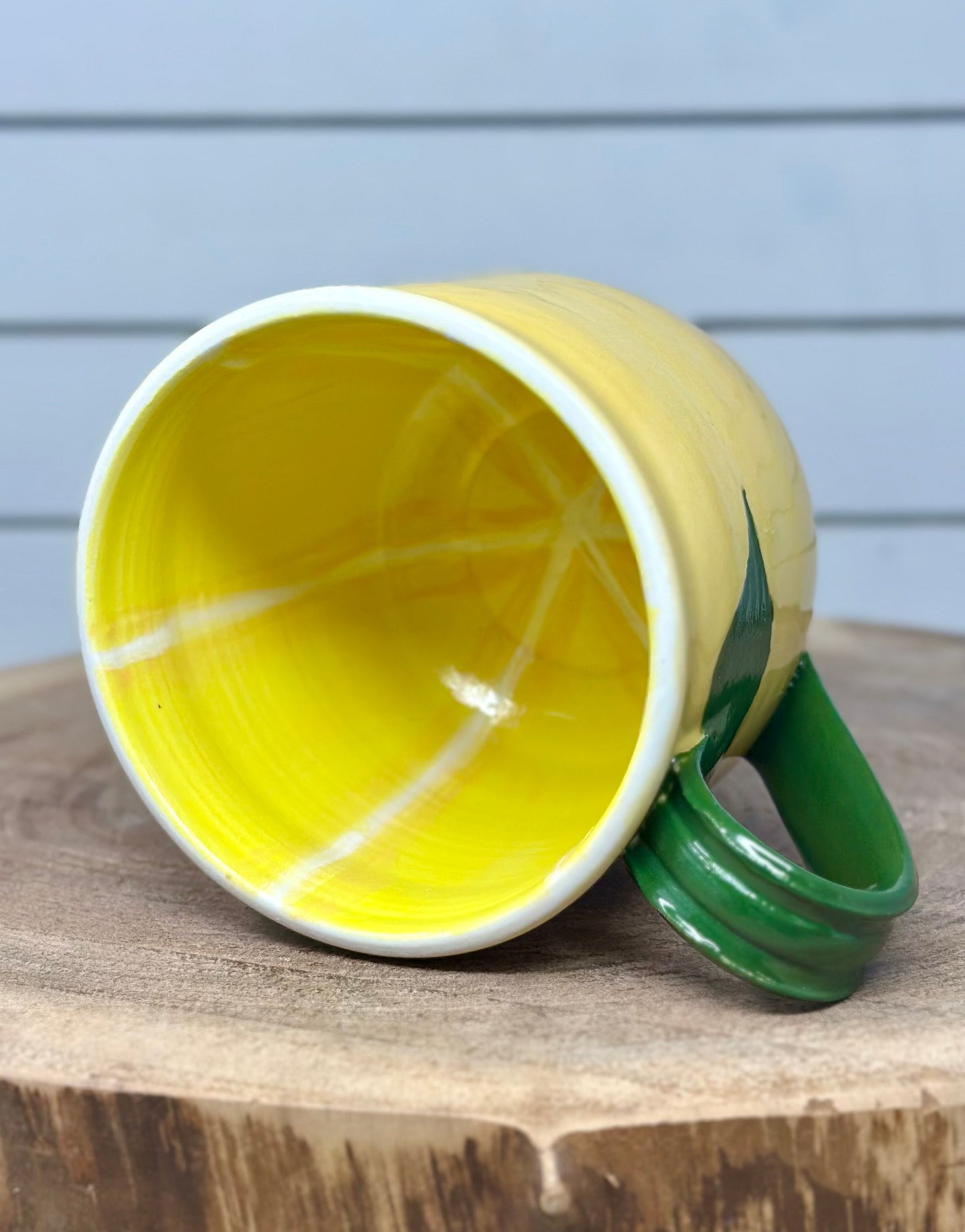 Hand Painted Lemon Mug