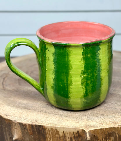 Hand Painted Watermelon Mug