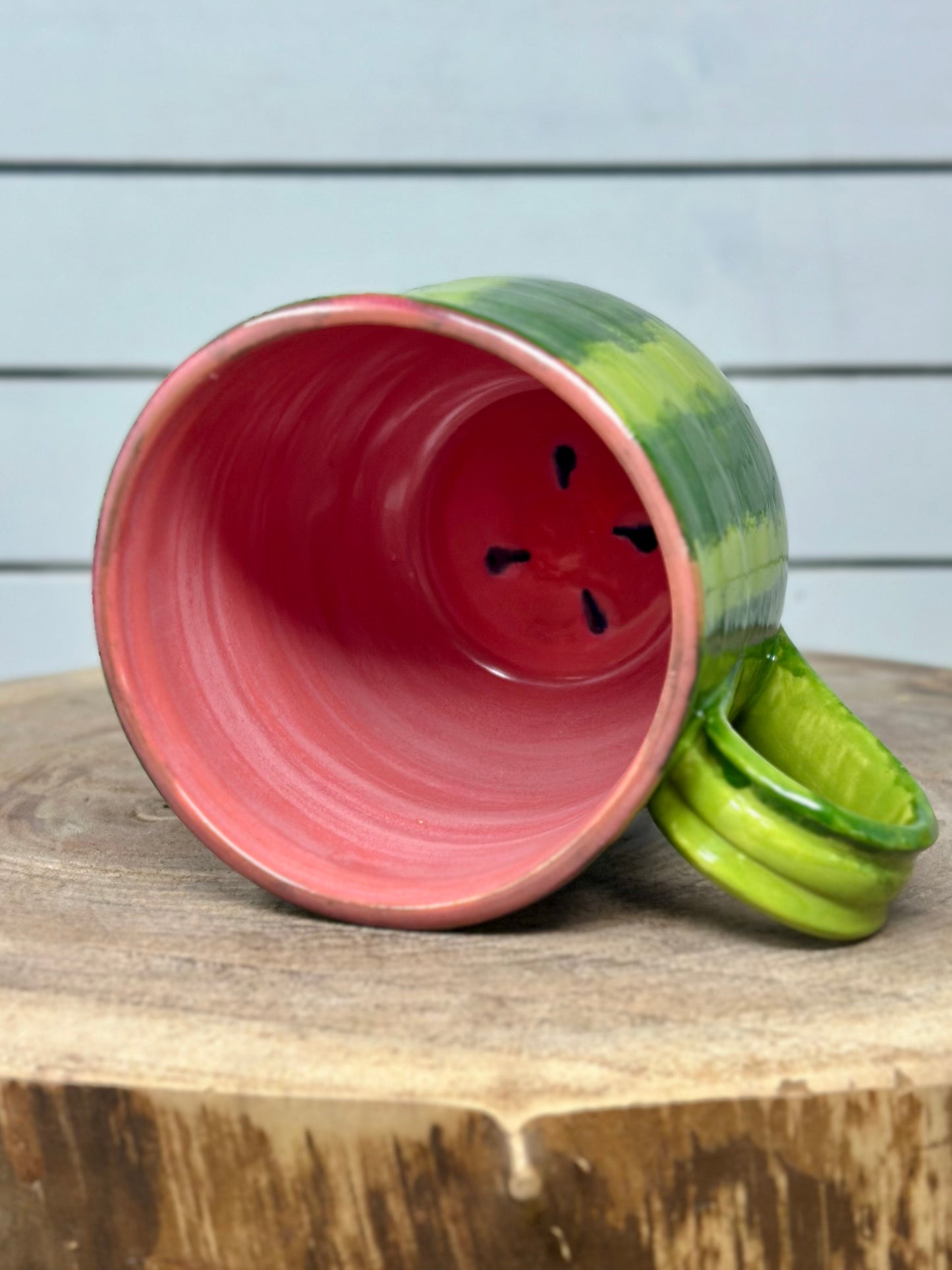 Hand Painted Watermelon Mug