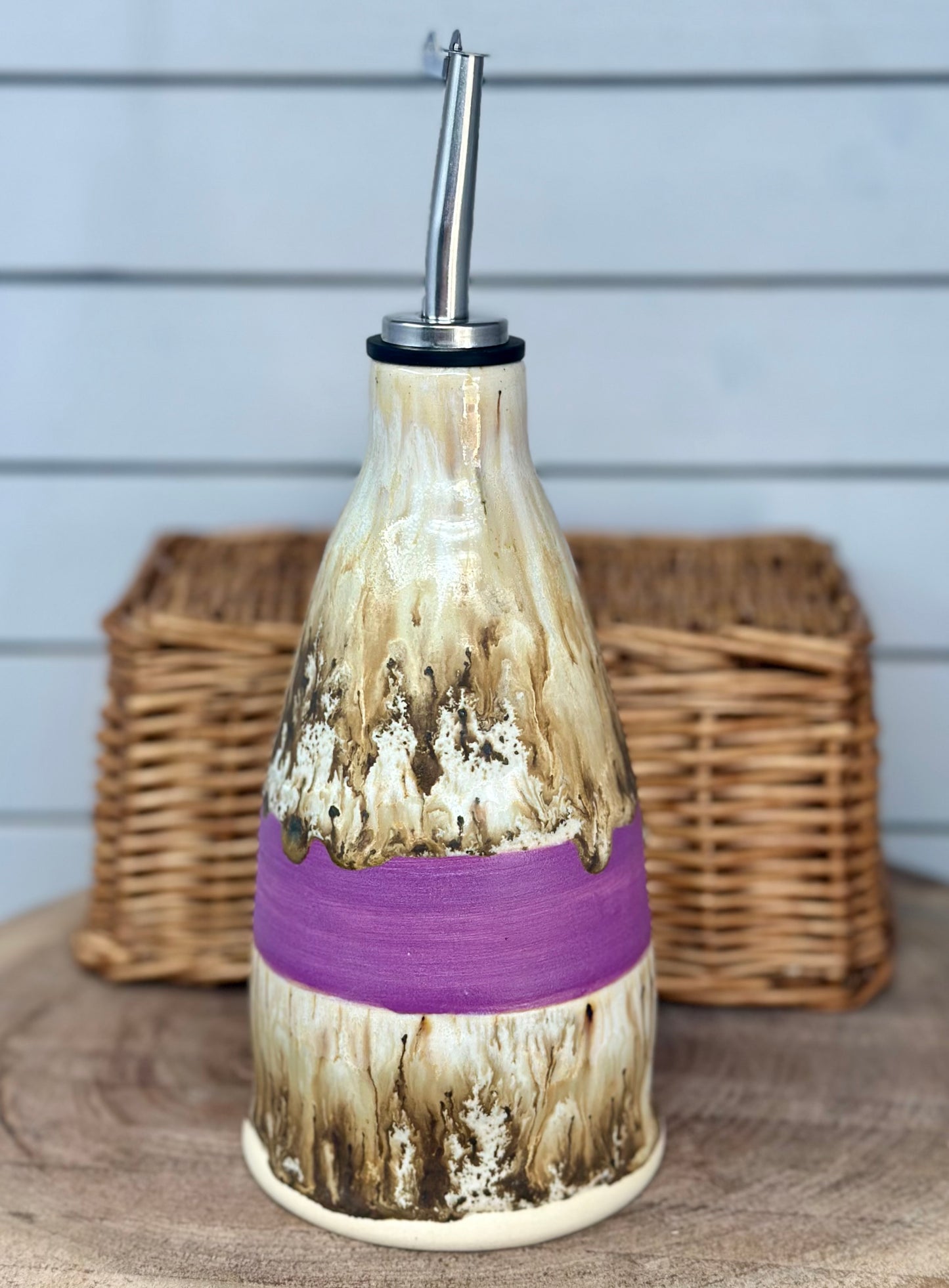 Ceramic Oil Bottle in Winterwood