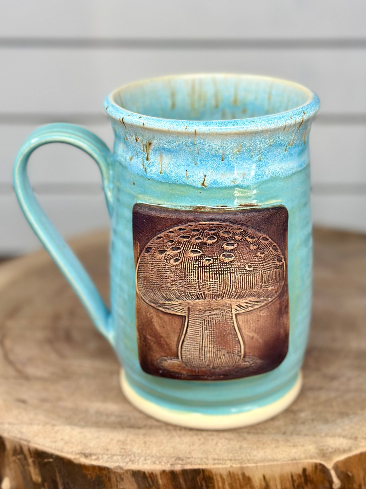 Ceramic Mushroom Logo Mug