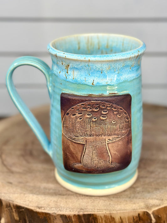 Ceramic Mushroom Logo Mug